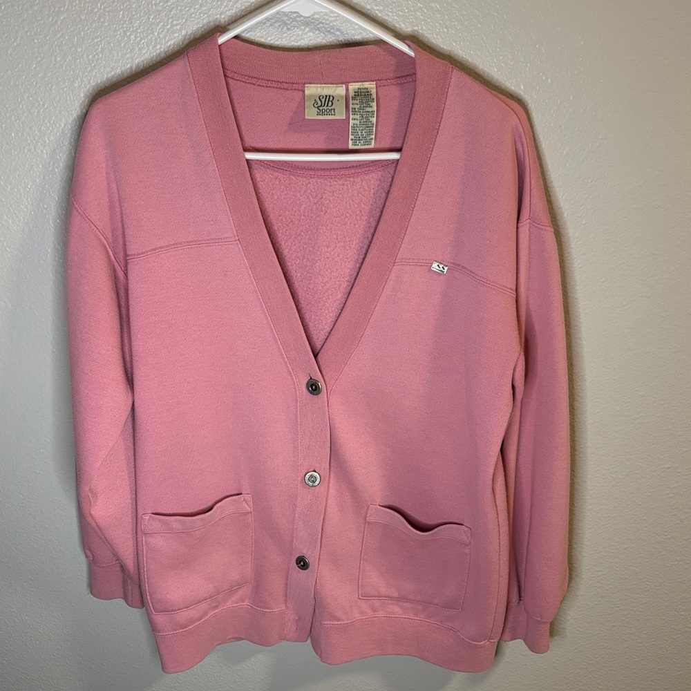 Vintage Pink Women's Cardigan Sweater -287sku